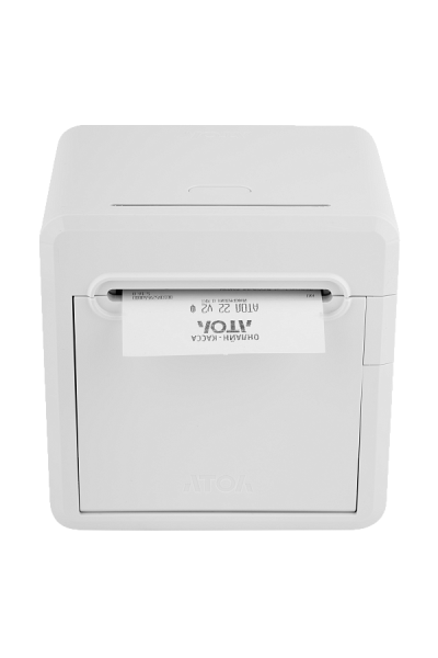 фискальный регистратор "атол 22 v2 ф", без фн. usb. rs-232. ethernet. (5.0) (с итс) (белый) (64869)